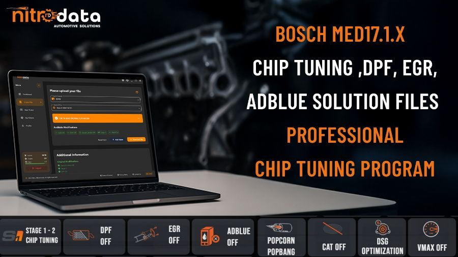 MED17.1.X Chip Tuning, DPF-EGR-AdBlue Çözüm Dosyaları | Nitro Data ile Otomatik ECU Yazılım Çözümleri