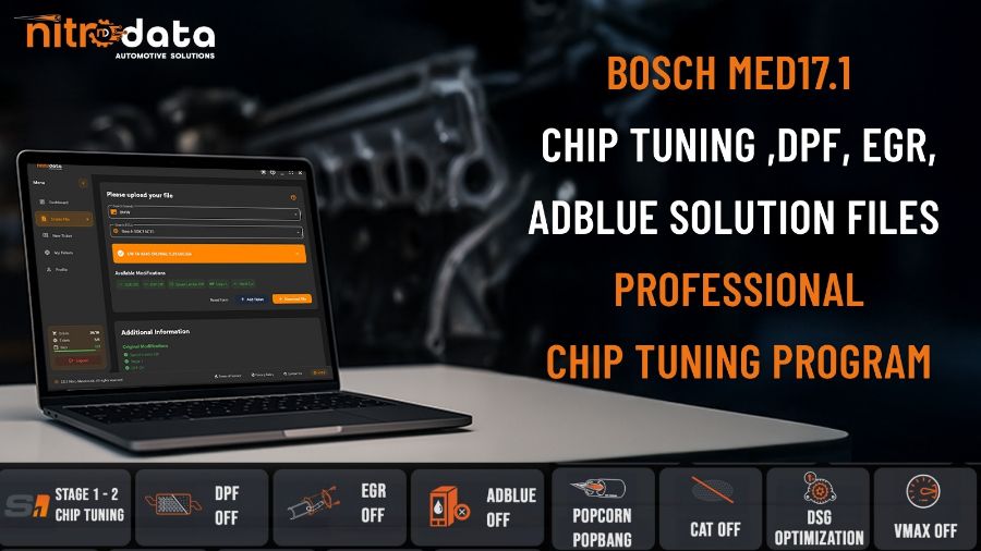 MED17.1 Chip Tuning, DPF-EGR-AdBlue Çözüm Dosyaları | Nitro Data ile Otomatik ECU Yazılım Çözümleri