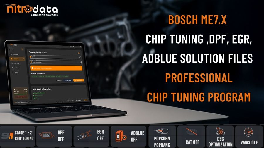 ME7.X Chip Tuning, DPF-EGR-AdBlue Çözüm Dosyaları | Nitro Data ile Otomatik ECU Yazılım Çözümleri