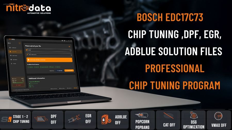 Yazılım Çözümleri EDC17C73 Chip Tuning, DPF-EGR-AdBlue Çözüm Dosyaları | Nitro Data ile Otomatik ECU