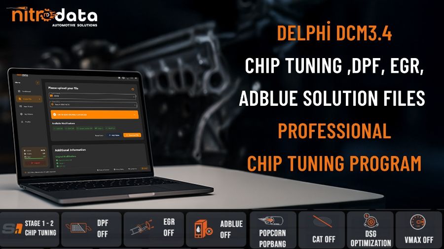 DCM3.4 Chip Tuning, DPF-EGR-AdBlue Çözüm Dosyaları | Nitro Data ile Otomatik ECU Yazılım Çözümleri