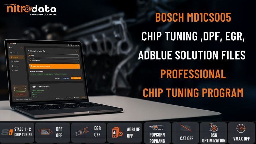 MD1CS005 Chip Tuning, DPF-EGR-AdBlue Çözüm Dosyaları | Nitro Data ile Otomatik ECU Yazılım Çözümleri