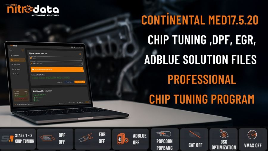 MED17.5.20 Chip Tuning, DPF-EGR-AdBlue Solution Files | Automatic ECU Software Solutions with Nitro Data