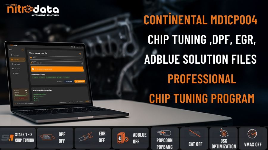 MD1CP004 Chip Tuning, DPF-EGR-AdBlue Solution Files | Automatic ECU Software Solutions with Nitro Data