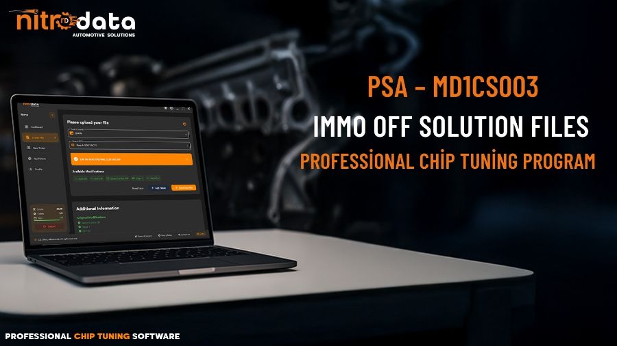 PSA – MD1CS003 IMMO OFF Rehberi | Nitro Data ECU Çözümleri