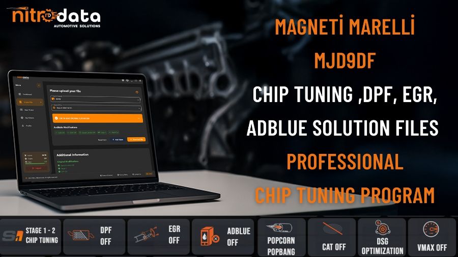 MJD9DF Chip Tuning, DPF-EGR-AdBlue Çözüm Dosyaları | Nitro Data ile Otomatik ECU Yazılım Çözümleri