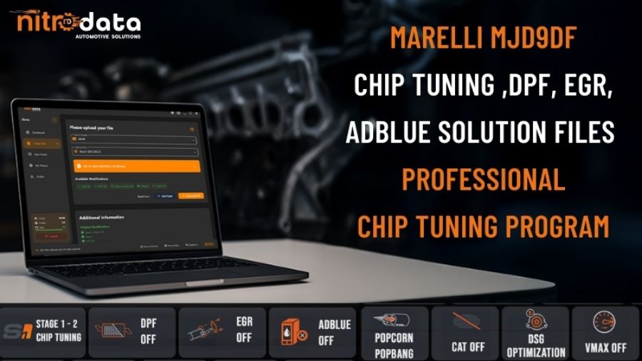 MJD9DF Chiptuning, DPF-EGR-AdBlue Lösungsdateien | Automatische ECU-Softwarelösungen mit Nitro Data