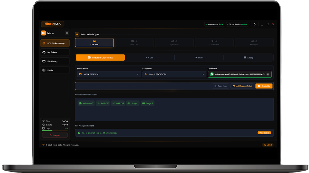 Nitro Data V2 - Ana Sayfa