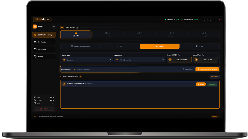 Nitro Data V2 - IMMO OFF
